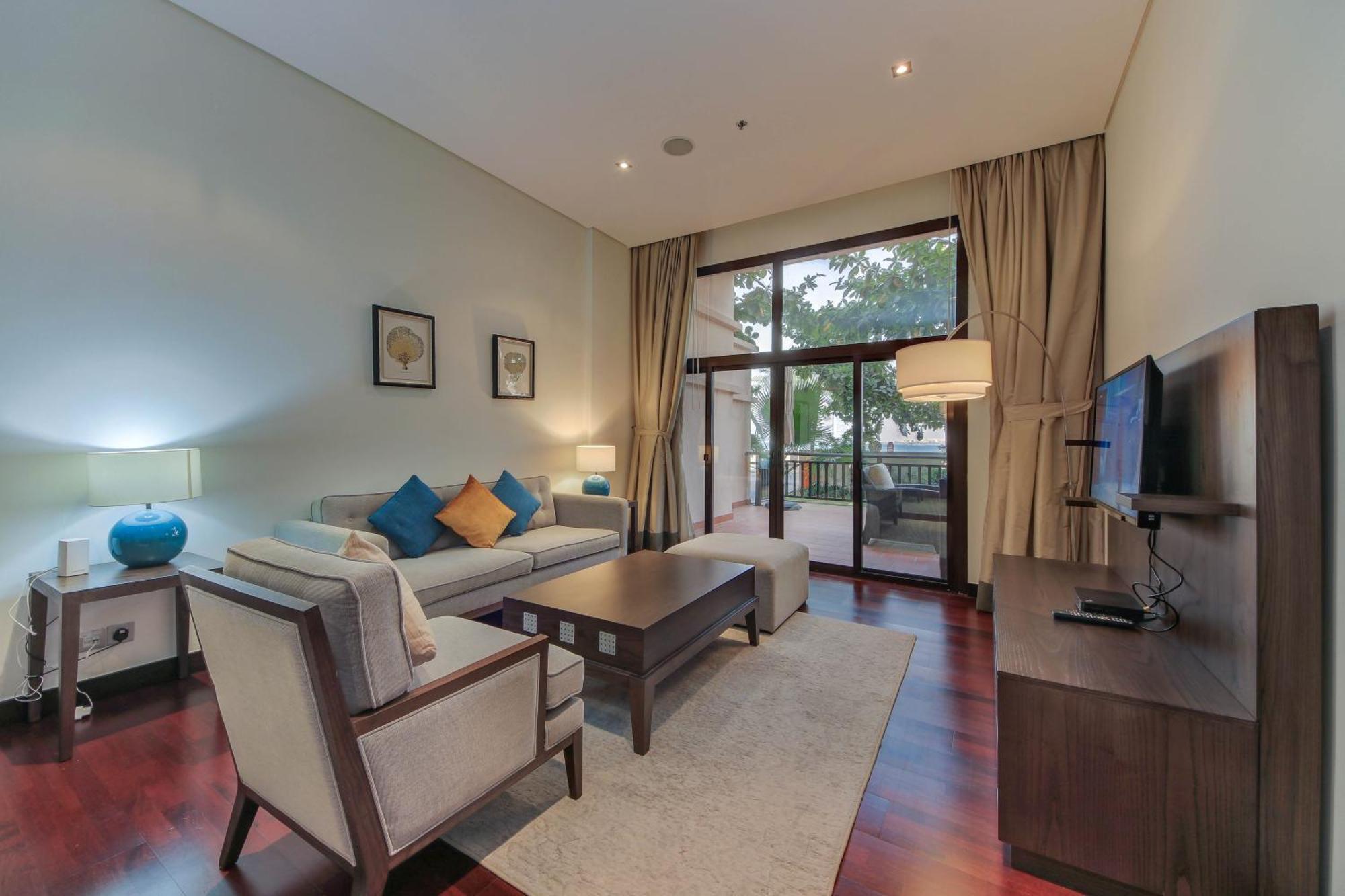 Luxe Getaways Royal Amwaj Palm Jumeirah Resort Apartment Holiday Home Dubai Ruang foto
