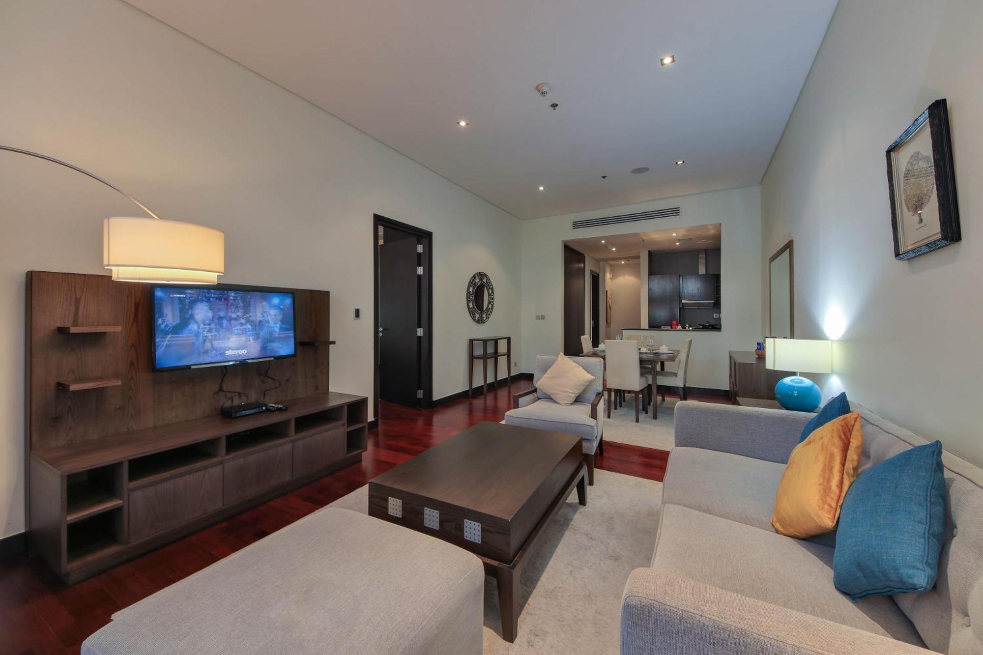 Luxe Getaways Royal Amwaj Palm Jumeirah Resort Apartment Holiday Home Dubai Ruang foto