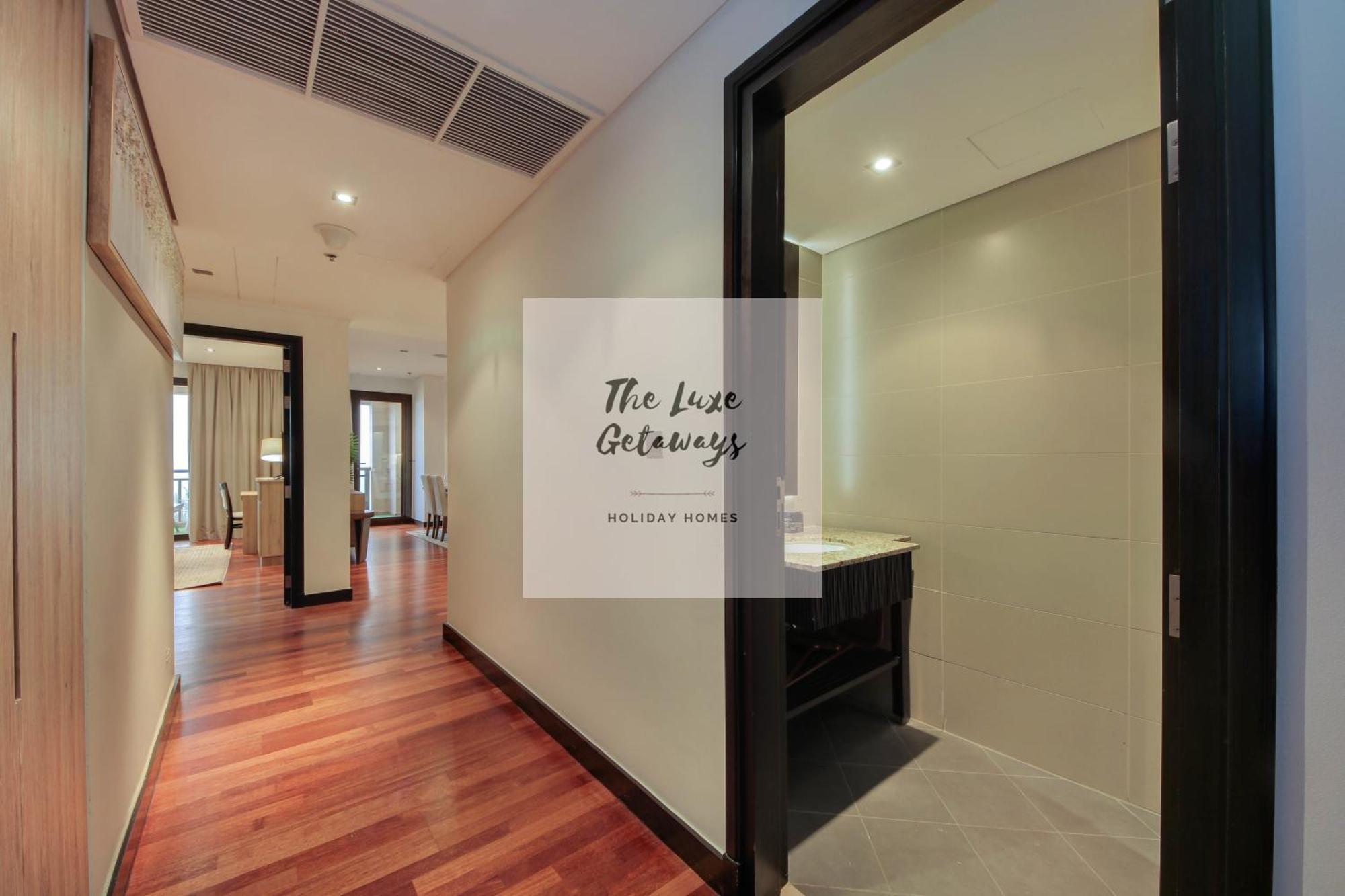 Luxe Getaways Royal Amwaj Palm Jumeirah Resort Apartment Holiday Home Dubai Bagian luar foto